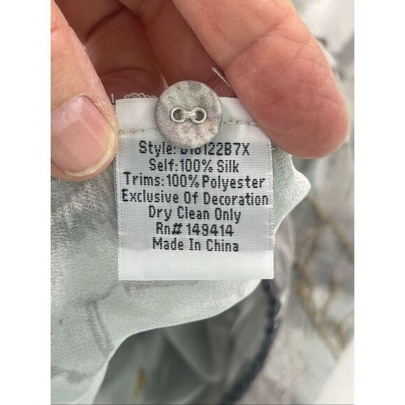 Johnny Was Multicolor Josefina Embroidered Bees Boho Silk Blouse Size 2X NWT - Picture 8 of 13